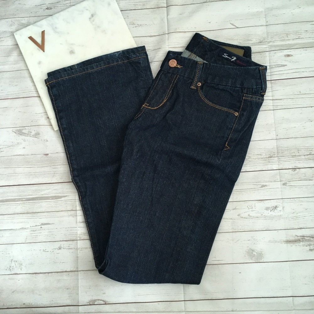 seven 7fam womens 29 premium jeans preppy casual c